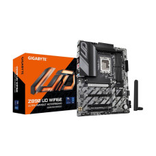 GIGABYTE Z890 UD WIFI6E Intel Core Ultra (Series 2) LGA 1851 Motherboard, ATX, DDR5, 3X M.2, PCIe 5.0, Front USB Type-C, WIFI6E, 2.5GbE LAN, EZ-Latch